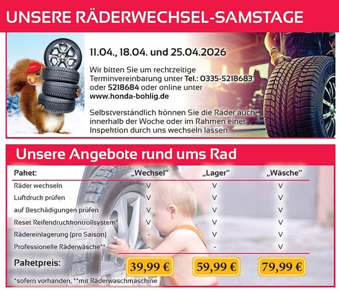 Räderwechsel 2026